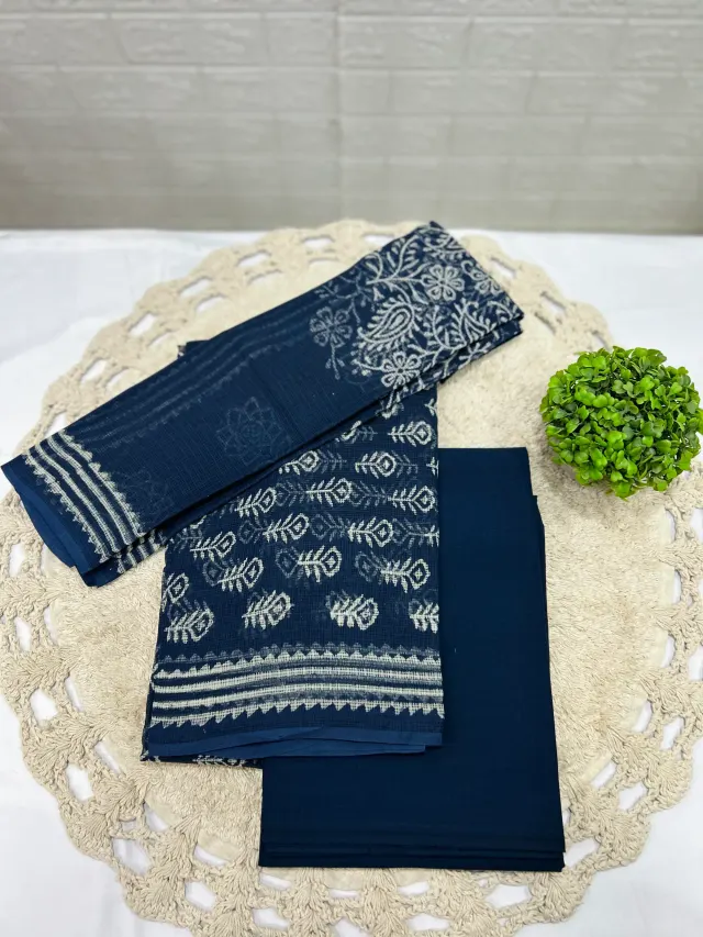 Modal Churidhar set - Indigo Blue